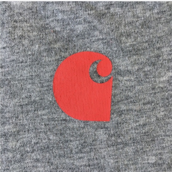 Infant Girls Carhartt Long Sleeve Tshirt W/Toolbelt Screenprint Design. Size 6M. - Picture 9 of 10